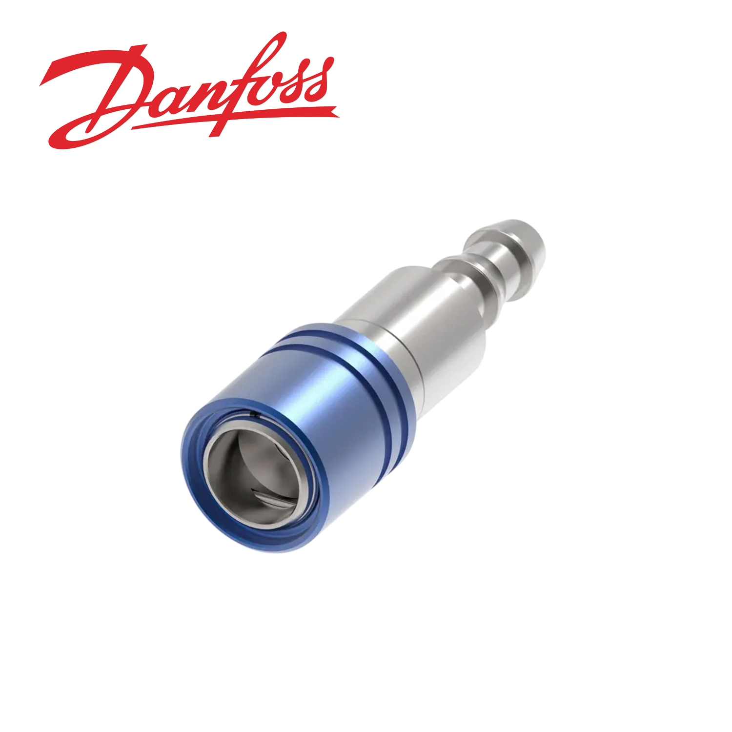 UDC Schnelltrennkupplung UQD02 Compact Socket, 1/4 Hose Tail, Blue